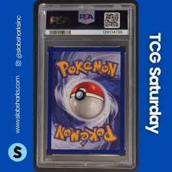 1999 POKEMON FOSSIL #5/62 GENGAR HOLO RARE PSA 7 - Image 2