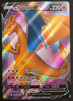 Charizard V SWSH050 Black Star Promo Pokemon Sword & Shield NM - Image 1