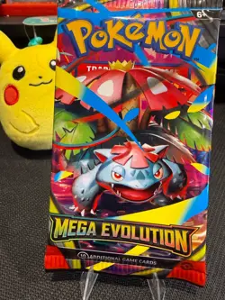 Mega Evolutions FACTORY SEALED Booster Pack from Pokemon Charizard UPC - Image 1