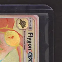 2019 POKEMON SUN & MOON COSMIC ECLIPSE #256/236 FLYGON RAINBOW SECRET RARE - Image 5