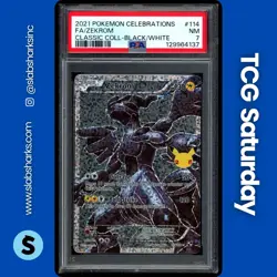 2021 POKEMON SWORD & SHIELD CELEBRATIONS ZEKROM CLASSIC COLLECTION PSA 7 - Image 1