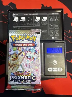 21.65g Heavy - Pokemon TCG S&V - Prismatic Evolution Booster Pack! Semi GOD U - Image 1