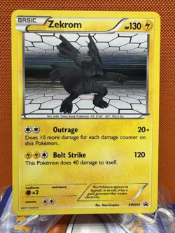 Pokemon Zekrom BW005 Holo Black and White Promo LP 1086 - Image 1