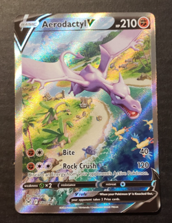 Pokemon TCG - Aerodactyl V 180/196 - Lost Origin - Alternate Art - NM/M - Image 1