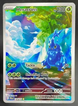 2023 Pokemon Scarlet & Violet Paldea Evolved Heracross IR #194/193 - Image 1