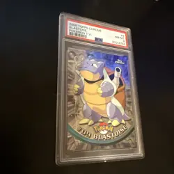 2000 Topps Chrome Blastoise #9 Pokemon TV PSA 8 - Image 2