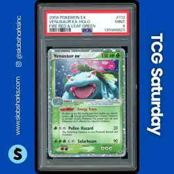 2004 POKEMON EX FIRERED & LEAFGREEN #112/112 VENUSAUR EX HOLO PSA 9 - Image 1