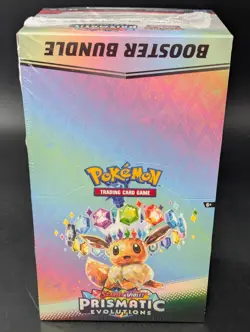 Pokemon SV8.5 Prismatic Evolutions Factory Sealed Booster Bundle Display Case - Image 1