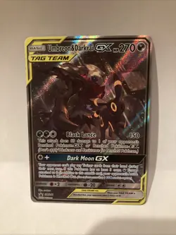 Pokemon TCG Umbreon & Darkrai GX SM241 Lp Black Star Promo - Image 1