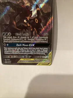 Pokemon TCG Umbreon & Darkrai GX SM241 Lp Black Star Promo - Image 3