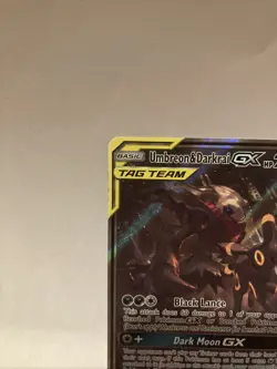 Pokemon TCG Umbreon & Darkrai GX SM241 Lp Black Star Promo - Image 5