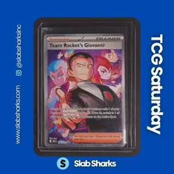 2025 POKEMON DESTINED RIVALS #238/182 TEAM ROCKET'S GIOVANNI SIR TRAINER - Image 1