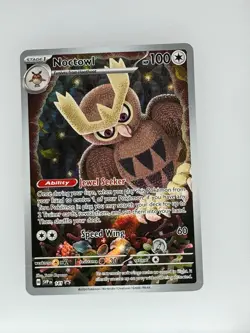 2023 Pokemon Scarlet & Violet Noctowl 141 NM - Image 1