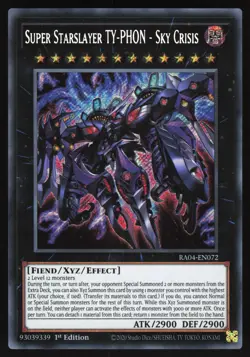 Super Starslayer TY-PHON - Sky Crisis - RA04-EN072 - Secret Rare - Yugioh - Image 1