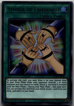 Symbol of Friendship Ultra Rare Battles of Legend: Hero's Revenge BLHR-EN058 LP - Image 1