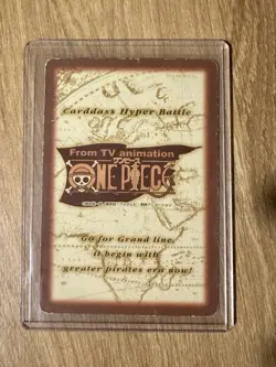 1999 ONE PIECE Carddass Hyper Battle S34 Zoro Holo Foil Vintage MP - Image 2