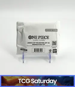 ONE PIECE LEGACY OF THE MASTER OP-12 RELEASE EVENT KIT SEALED - Image 1