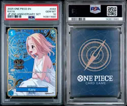 2025 One Piece Japanese 2nd Anniversary Set Kaya OP03-044 R PSA 10 ENGLISH - Image 3