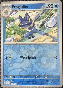 Frogadier 040/142 Sv07: Stellar Crown Reverse Holo - Pokemon Card - Image 1