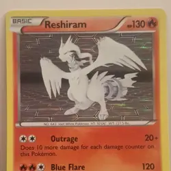 Reshiram BW004 - Black & White Black Star Promo Holo Pokemon Card Pokemon TCG - Image 2