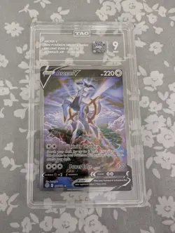 Tag 9 MINT Arceus V 166/172 Brilliant Stars Alternate Art Holo Pokemon Card - Image 1