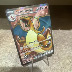 Pokemon Charizard ex Ultra Rare Holo Full Art Card 183/165 NM - Image 2