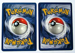 Omanyte and Omastar - Fossil Set - Vintage Pokemon Cards - 2 Card Lot - LP - Image 2