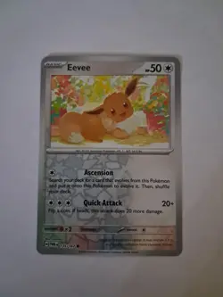 Pokemon Eevee TCG Scarlet & Violet Twilight Masquerade Reverse Holo Card 135/167 - Image 1