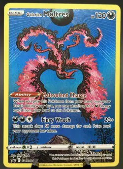 Galarian Moltres SWSH284 Sword & Shield Black Star Promo Pokemon Card NM ae - Image 1