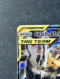 Pikachu & Zekrom GX SM168 Black Star Promo Near Mint Pokemon Card - Image 4