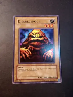 Yu-Gi-Oh! TCG Dissolverock Common Card LOB-031 LP-MP - Image 1