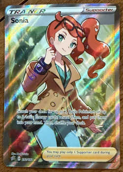 Sonia (Full Art) 192/192 Swsh02: Rebel Clash Holo Pokemon Card Trainer - Image 1