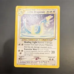 Pokemon Light Dragonair Neo Destiny 22/105 Rare Vintage Card HP Condition - Image 1