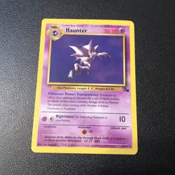 Haunter 21/62 Fossil Rare Pokemon Card In Mint Condition Wotc TCG Vintage - Image 1