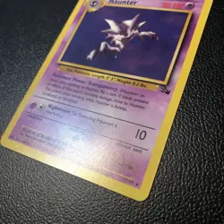 Haunter 21/62 Fossil Rare Pokemon Card In Mint Condition Wotc TCG Vintage - Image 3