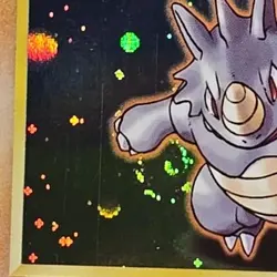 Brock’s Rhydon 2/132 Gym Heroes Holo Rare Pokemon Card ARMPIT SWIRL! - Image 3