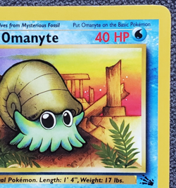 1st Edition Omanyte - Fossil - #52/62 - Vintage Pokemon Card 1999 WOTC - Image 3