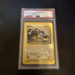 Raikou #13 Neo Revelation 2001 Holo Rare PSA 7 Pokemon Card NM - Image 1