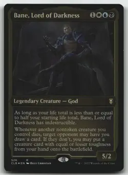 Bane, Lord of Darkness (Foil Etched) foil R Commander Legends: Battle for Baldur - Image 1