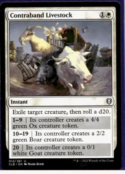 Contraband Livestock, C Legends: Battle for Baldur's Gate #12 MTG - Image 1