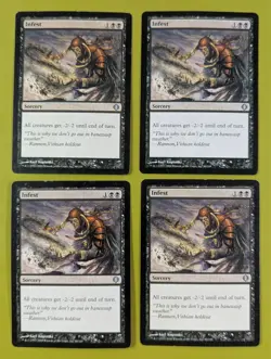 Infest x4 Shards of Alara 4x Playset Magic the Gathering MTG - Image 1