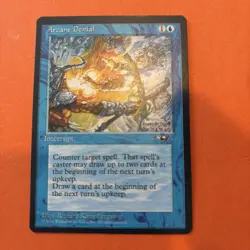 NM Arcane Denial - Axe Alliances Mtg Magic the Gathering - Image 1