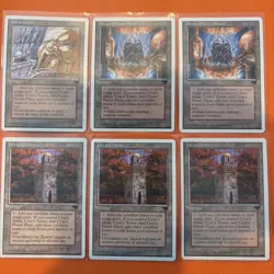 Urza's Tower (Forest) x3, Urza’s Powerplant x2, Urza’s Mine. 1995 Chronicles - Image 1