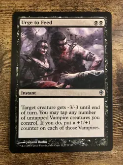 URGE TO FEED 70/145 WORLDWAKE MTG MAGIC NM - Image 1