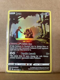 Pokemon TCG Jynx SWSH12: Silver Tempest Trainer Gallery TG04/TG30 Holo - Image 3