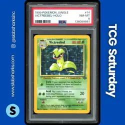 1999 POKEMON JUNGLE #14/64 VICTREEBEL HOLO RARE PSA 8 - Image 1