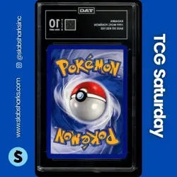 1999 POKEMON UNLIMITED #32/102 KADABRA UNCOMMON TAG 10 - Image 2