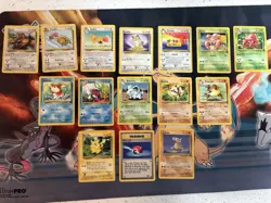Pokemon TCG Base Set Card Lot - Tauros, Fearow, Dodrio, Meowth, Persian (16) - Image 1
