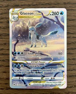 Pokemon Crown Zenith - GLACEON VSTAR - GALARIAN GALLERY - GG40/GG70 - NM - Image 1