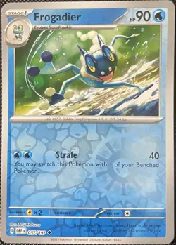 Frogadier 057/197 SV03: Obsidian Flames Reverse Holo - Pokemon Card - Image 1